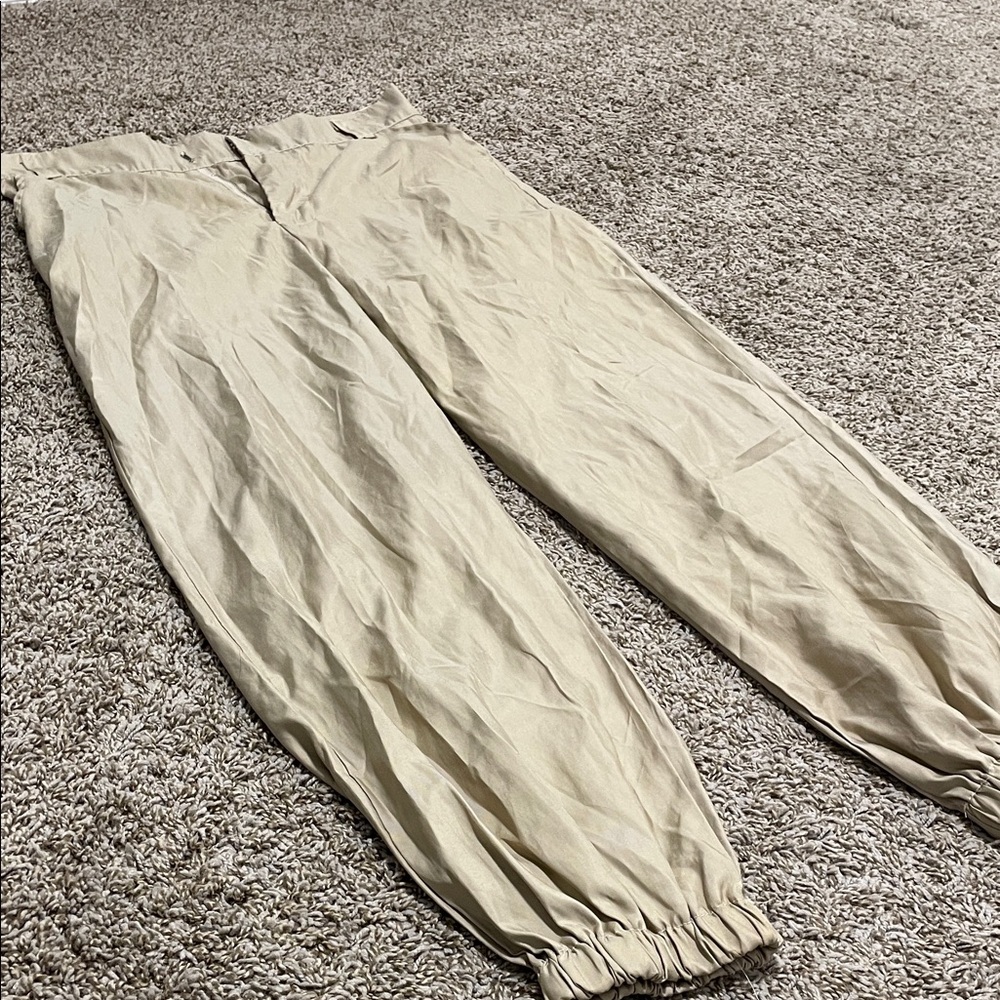 Women’s Gold/Beige Casual Pants